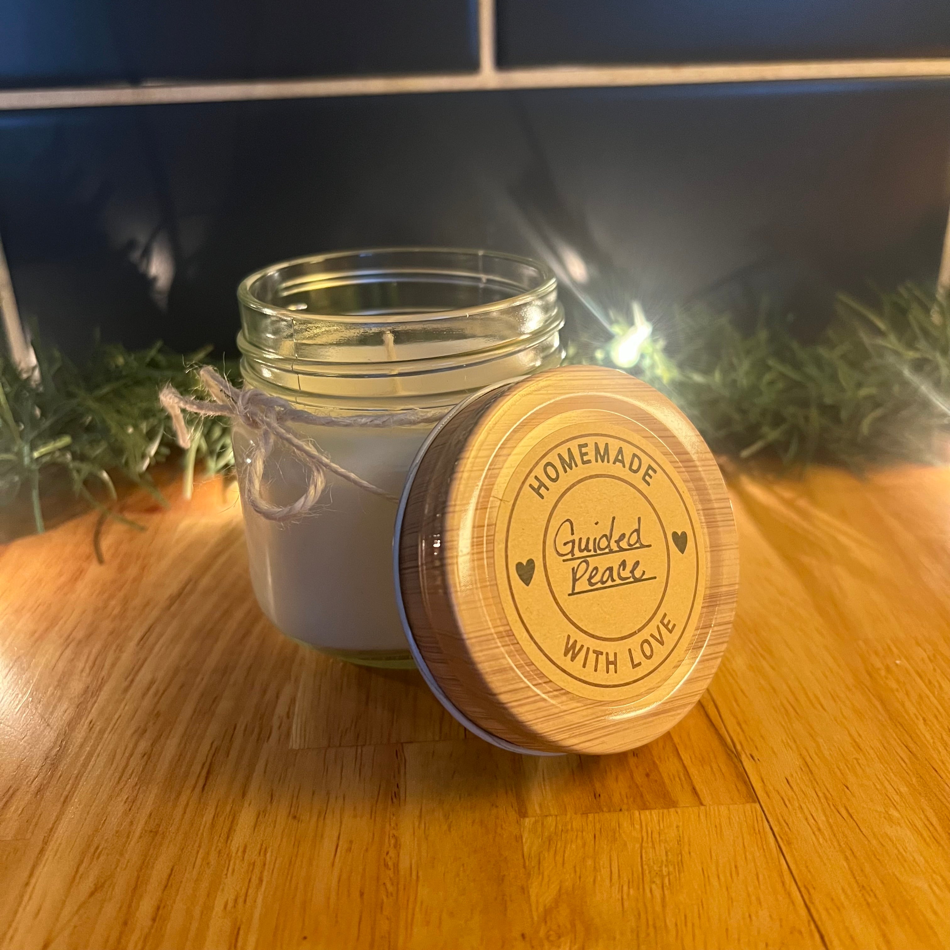 Peppermint + Eucalyptus Soy Wax Candle | 8oz