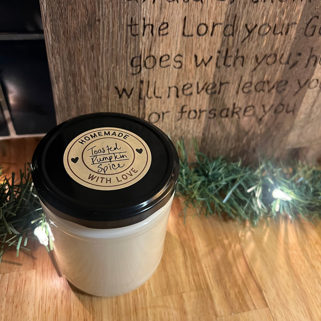 Hand Poured Toasted Pumpkin Spice Candle - 16oz