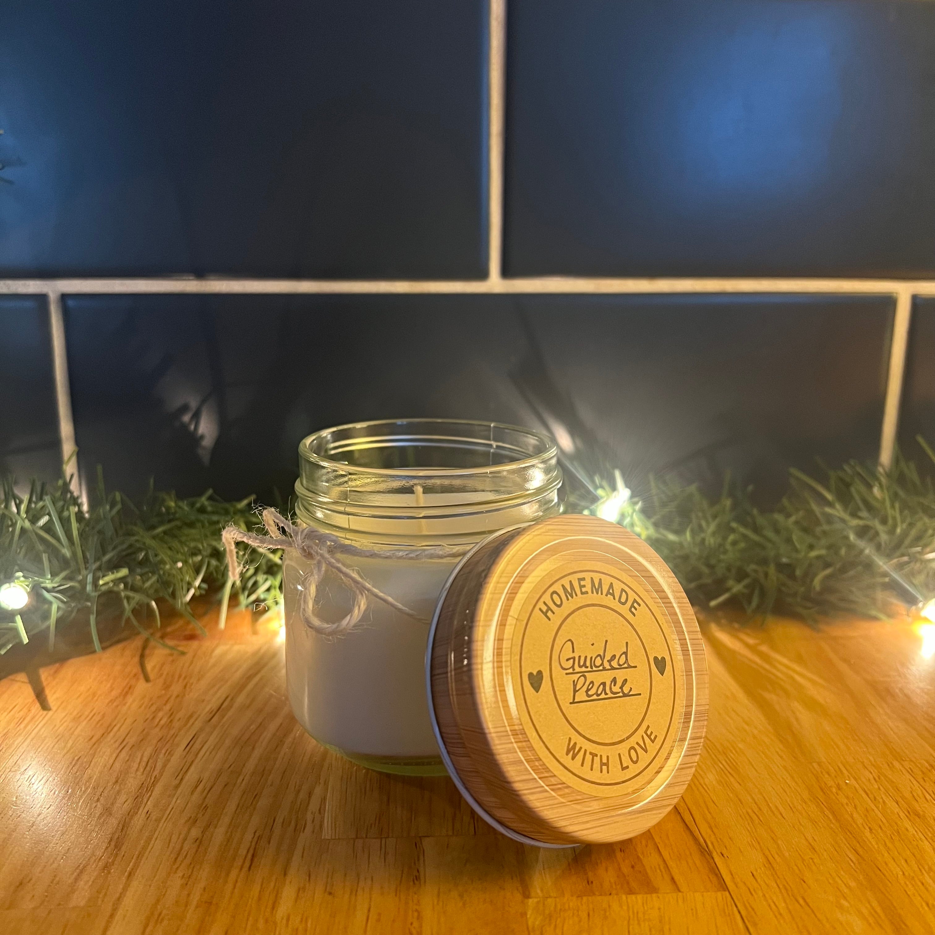 Peppermint + Eucalyptus Soy Wax Candle | 8oz